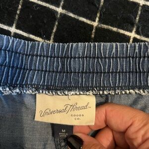 Universal Thread Indigo Elastic Waist Skirt